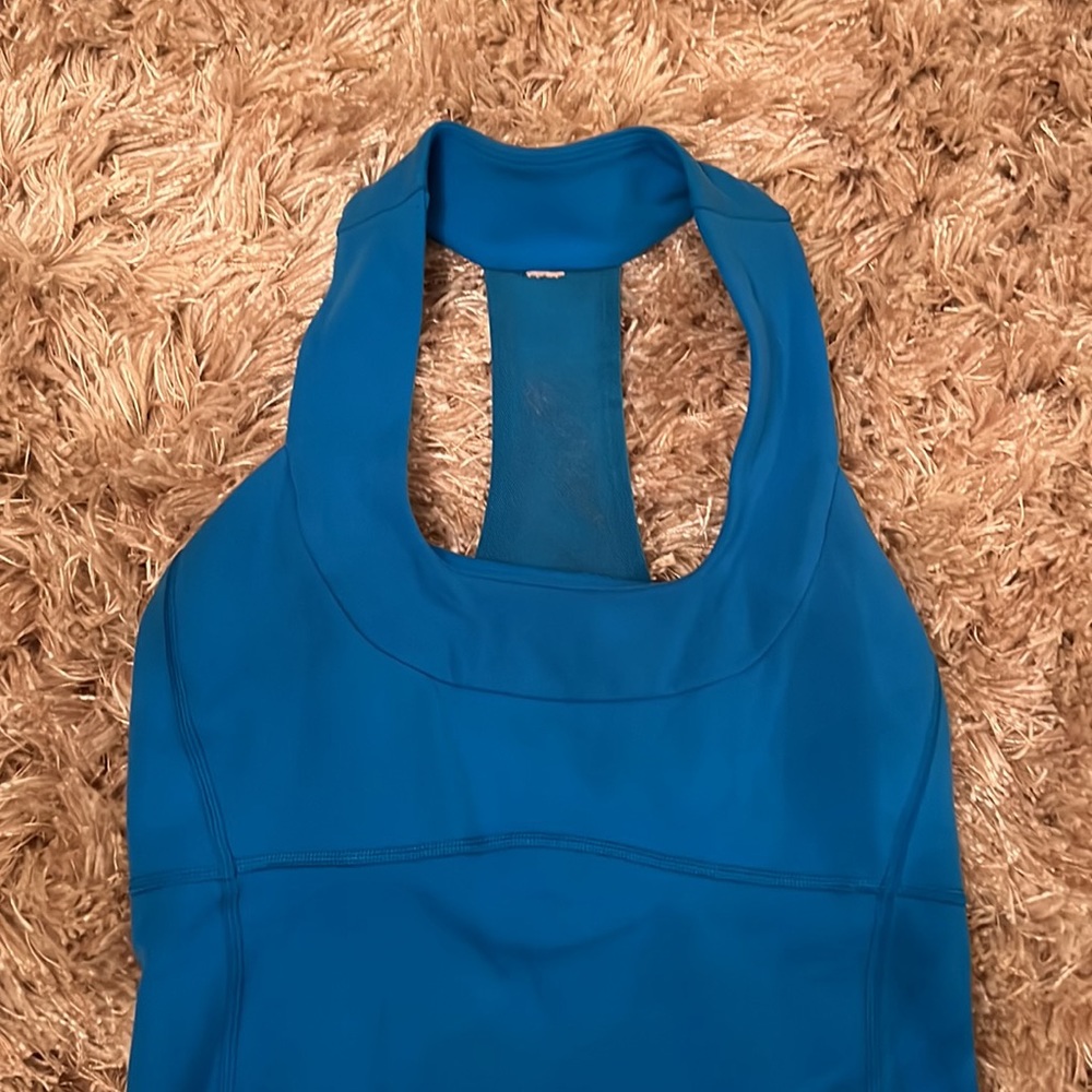 Lululemon tank top. Size 6 blue. - Picture 2 of 4